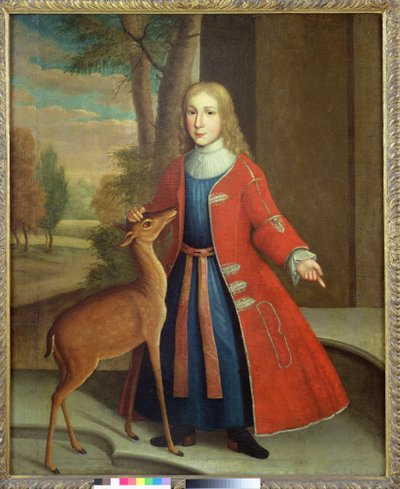 De Peyster Boy with a Fawn, c.1730-35 by Gerardus I Duyckinck